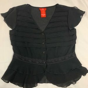 Black Blouse Size 6